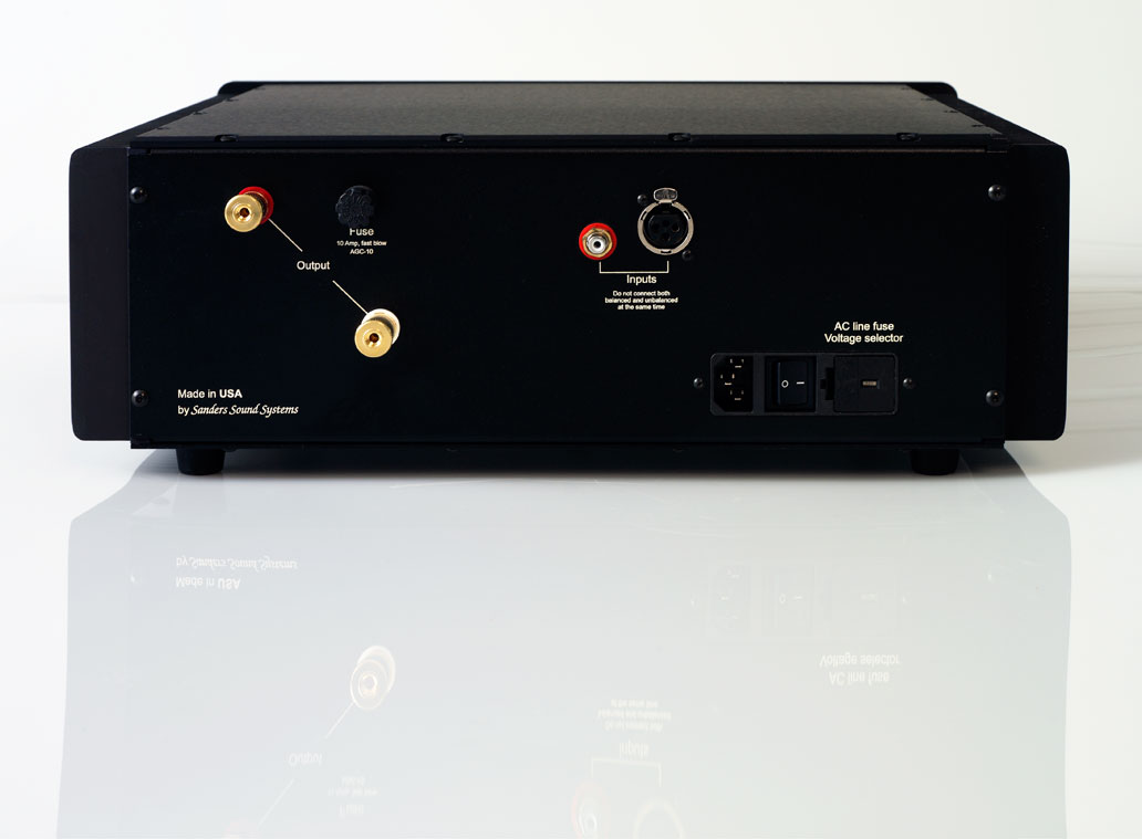 Sanders Sound Systems Magtech Monoblock Amplifer Back
